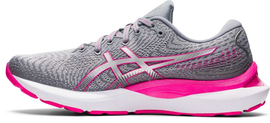 Asics * | Asics Women'S Gel-Cumulus 24 (021 Sheet Rock/Pink Glo)