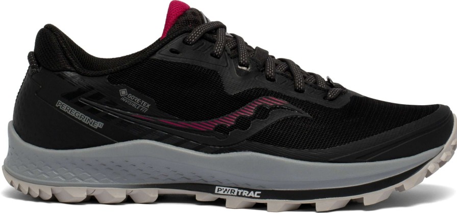 Saucony * | Saucony Women'S Peregrine 11 Gtx (45 Black/Cherry)