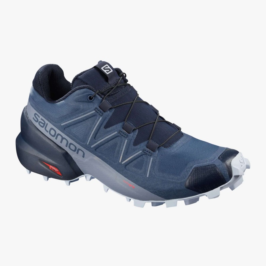 Salomon * | Salomon Women'S Speedcross 5 Wide (Sargasso Sea/Navy Blazer/Heather)