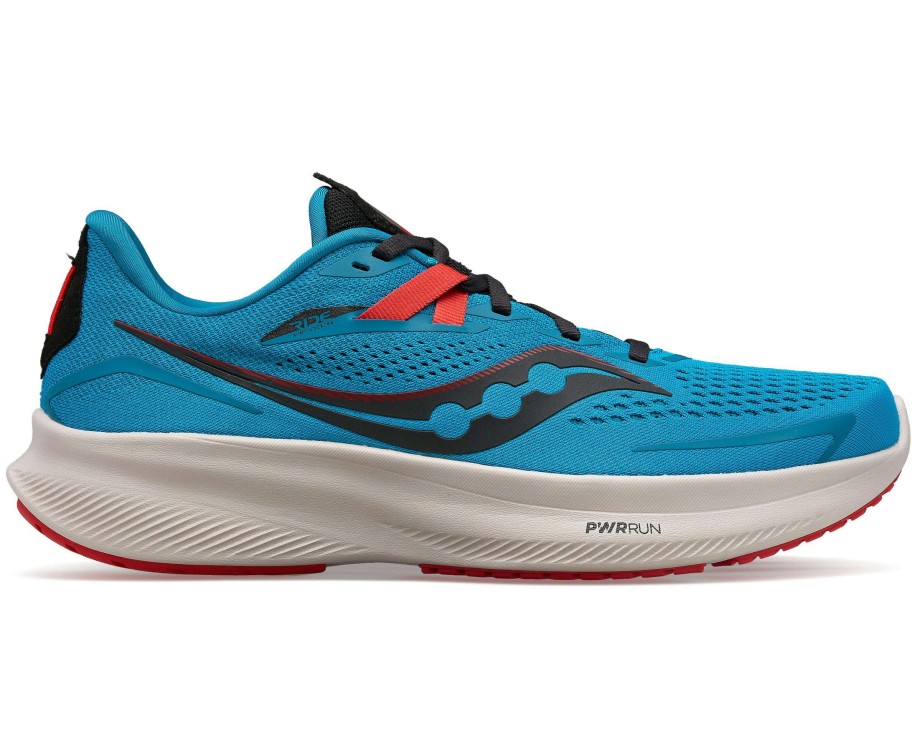 Saucony * | Saucony Men'S Ride 15 (31 Ocean/Black)