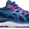 Asics * | Asics Women'S Gel-Nimbus 23 (402 Grand Shark/Digital Aqua)