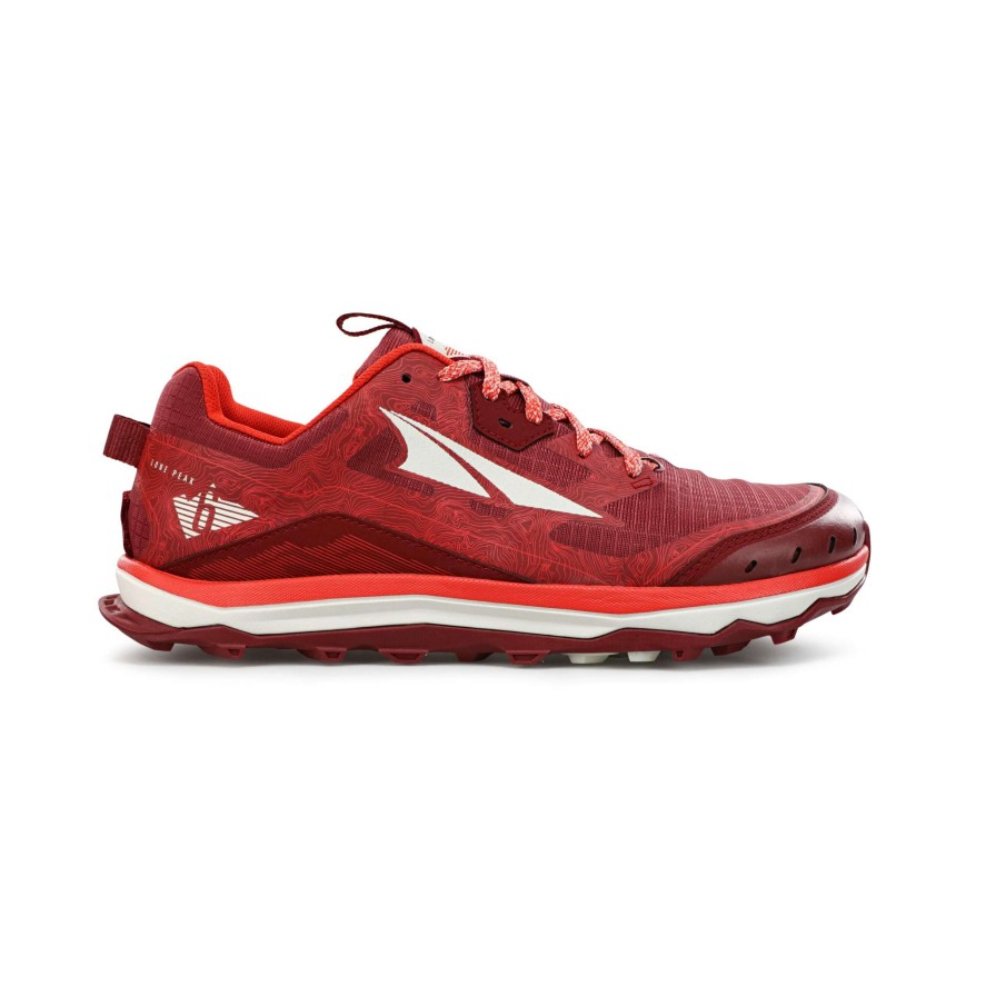 Altra * | Altra Men'S Lone Peak 6 (666 Maroon)