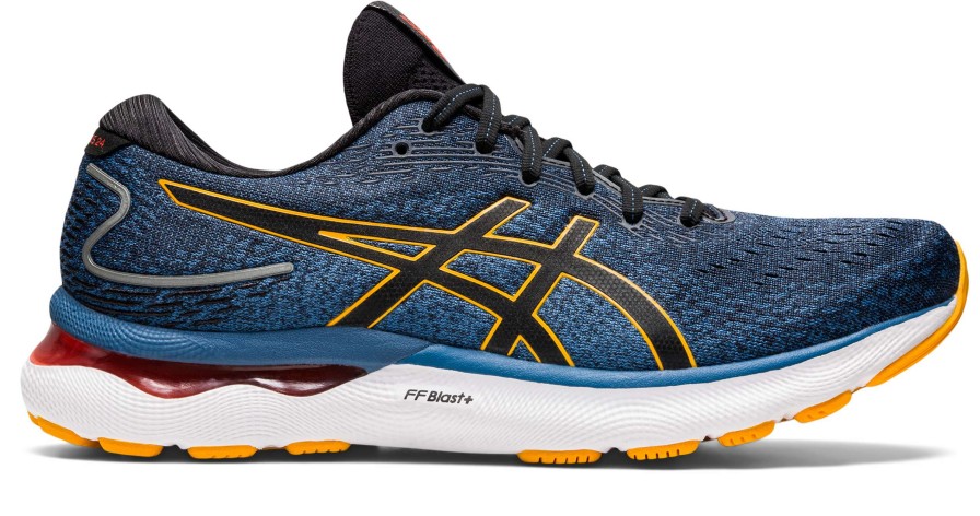 Asics * | Asics Men'S Gel-Nimbus 24 (403 Azure/Amber)