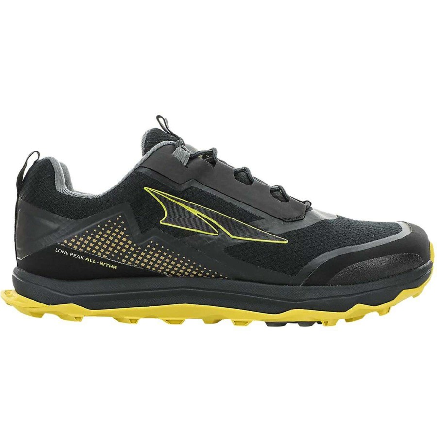 Altra * | Altra Men'S Lone Peak All-Wthr Low (070 Black/Yellow)