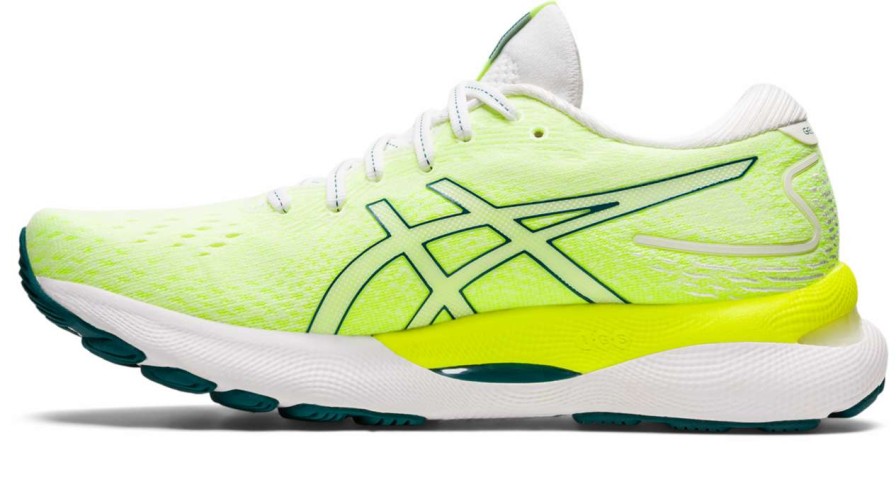 Asics * | Asics Women'S Gel-Nimbus 24 (102 White/Velvet Pine)