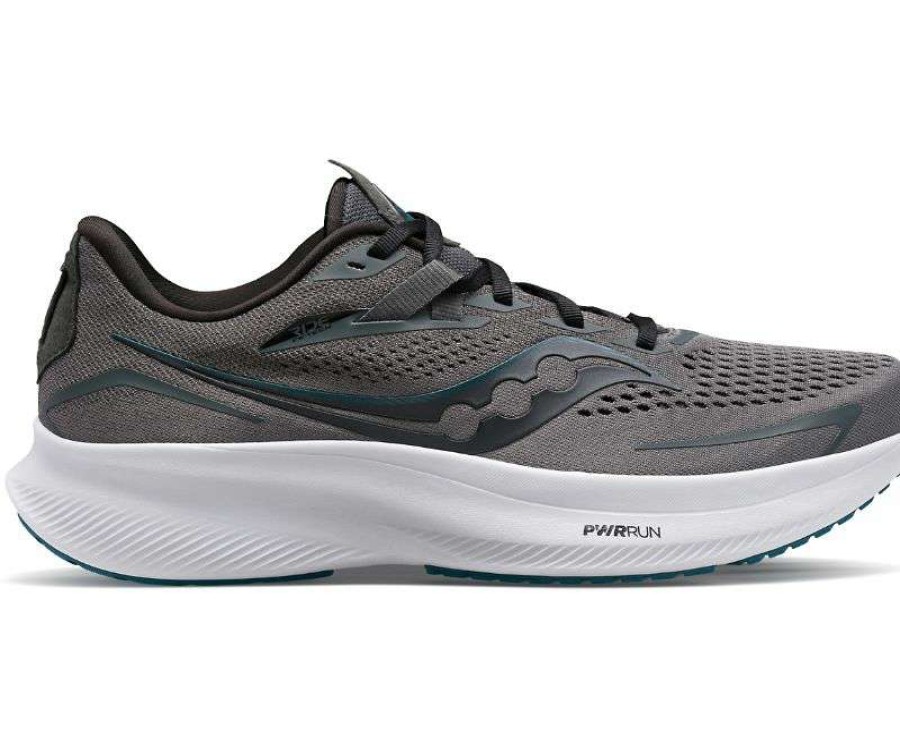 Saucony * | Saucony Men'S Ride 15 (115 Charcoal/Shade)