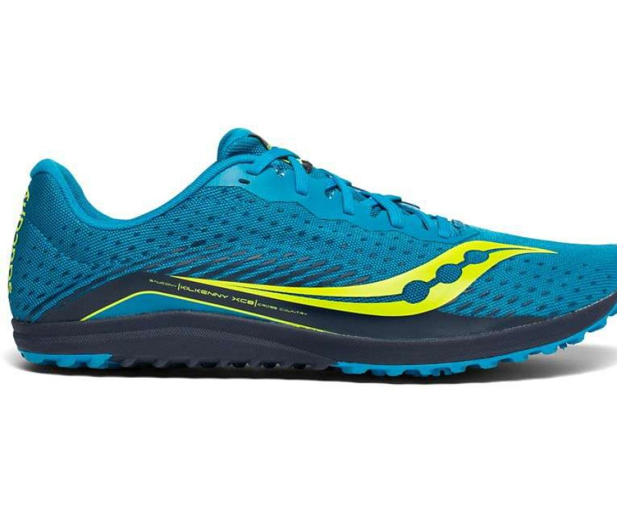 Saucony * | Saucony Men'S Kilkenny Xc 8 (1 Blue/Citron)