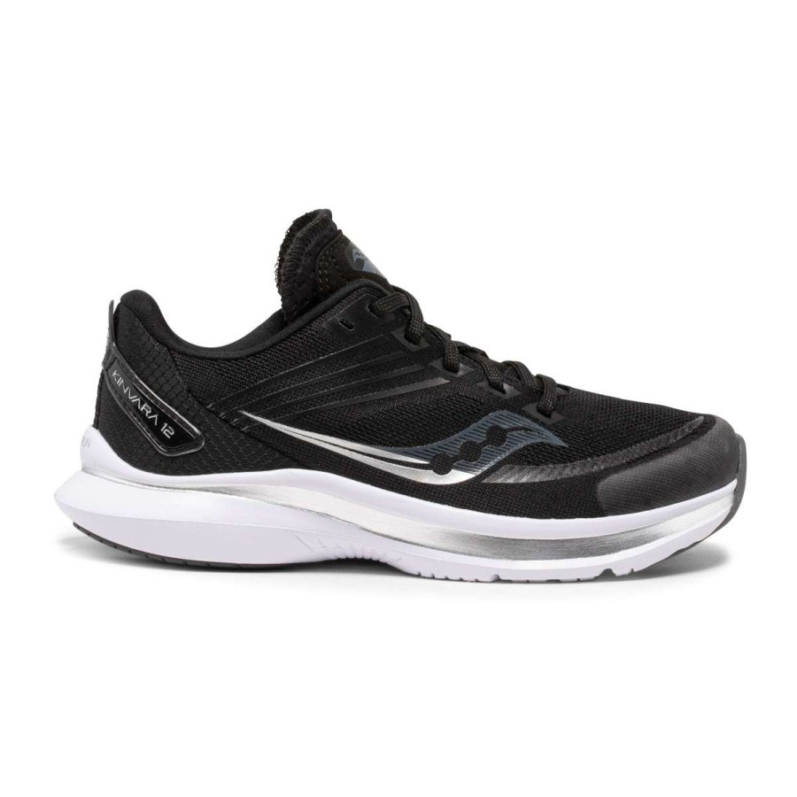 Saucony * | Saucony Kid'S Kinvara 12 (Black/White)