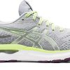 Asics * | Asics Women'S Gel-Nimbus 24 (020 Piedmont Grey/Lime Green)