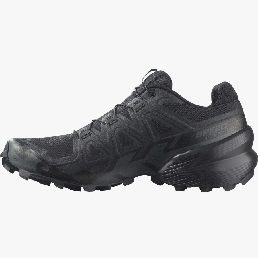 Salomon * | Salomon Men'S Speedcross 6 (Black/Black/Phantom)