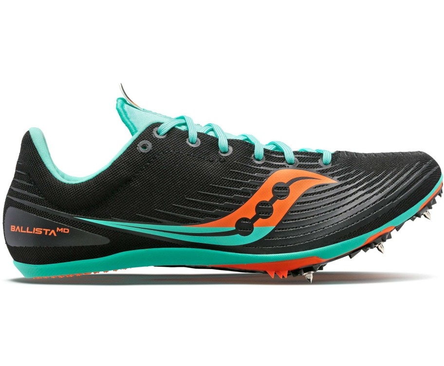 Saucony * | Saucony Women'S Ballista Md (26 Black/Cool Mint)