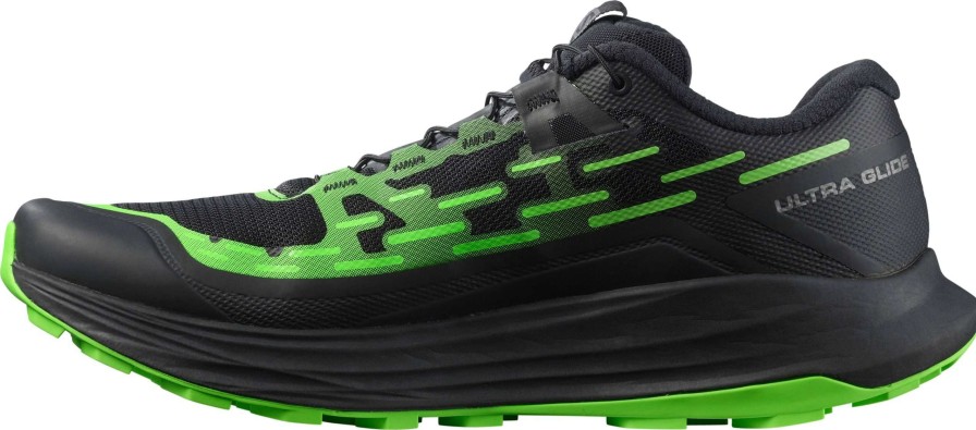 Salomon * | Salomon Men'S Ultra Glide (Black/Green Gecko/Black)