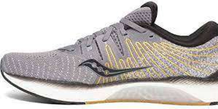 Saucony * | Saucony Men'S Liberty Iso 2 (45 Grey/Yellow)