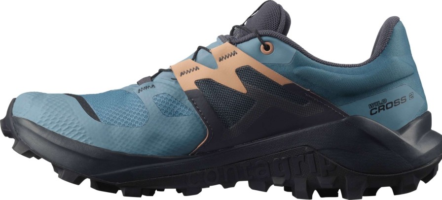 Salomon * | Salomon Women'S Wildcross 2 Gtx (Bluestone / Ebony / Sirocco)