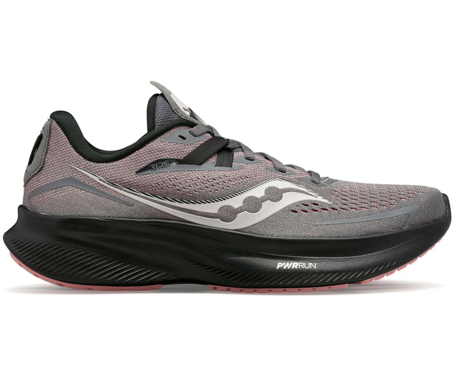 Saucony * | Saucony Women'S Ride 15 (22 Charcoal/Shell)