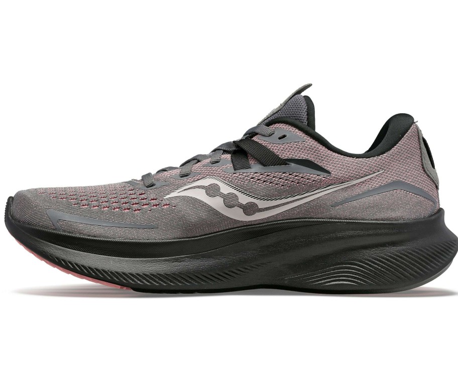 Saucony * | Saucony Women'S Ride 15 (22 Charcoal/Shell)