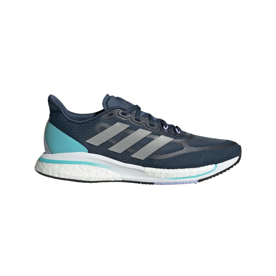 Adidas * | Adidas Women'S Supernova + (Crew Navy / Silver Metallic / Pulse Aqua)