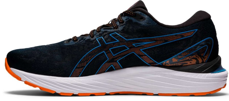 Asics * | Asics Men'S Gel-Cumulus 23 Wide (003 Black/Reborn Blue)