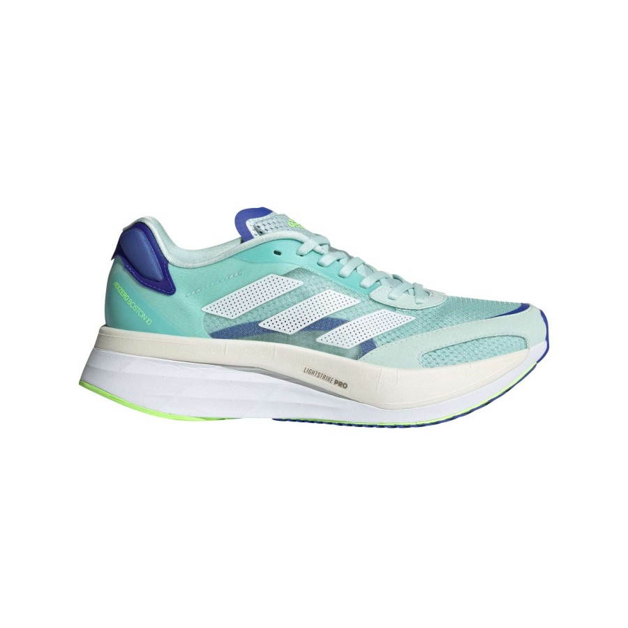 Adidas * | Adidas Women'S Adizero Boston 10 (Halo Mint/Cloud White/Sonic Ink)