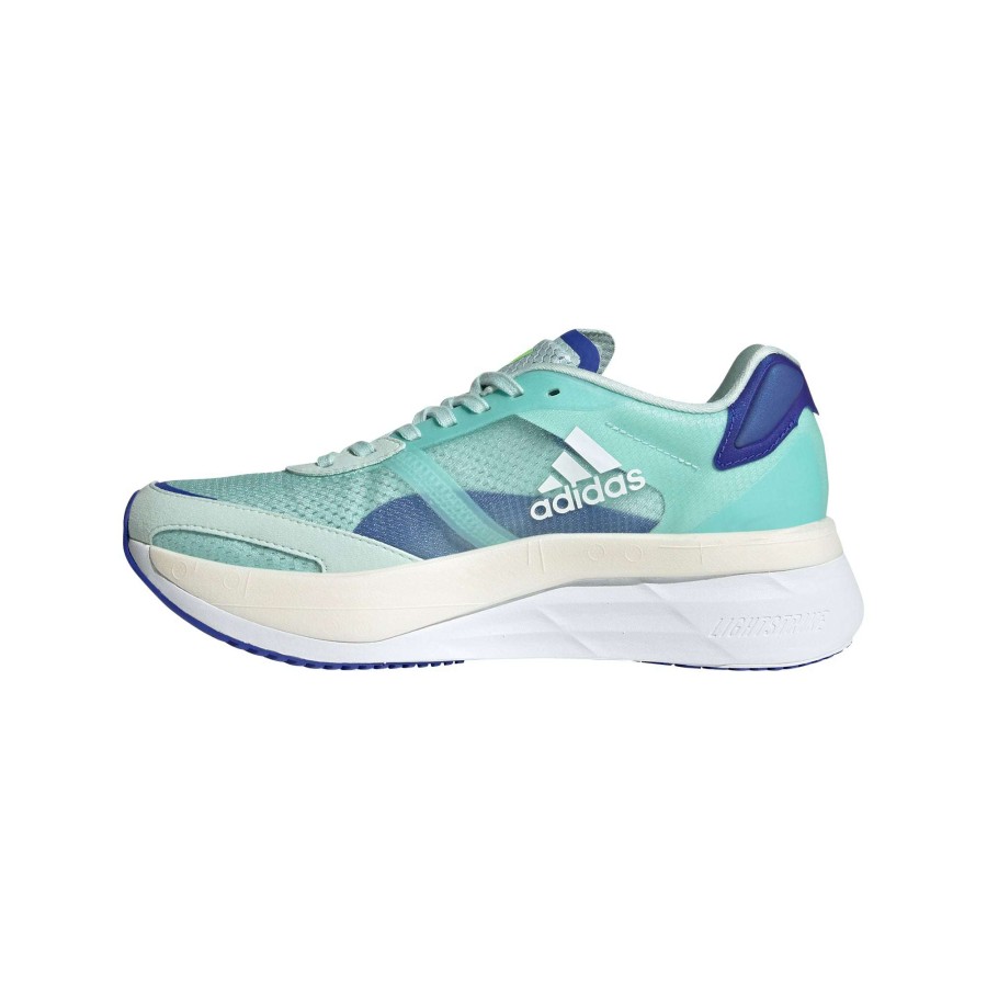 Adidas * | Adidas Women'S Adizero Boston 10 (Halo Mint/Cloud White/Sonic Ink)